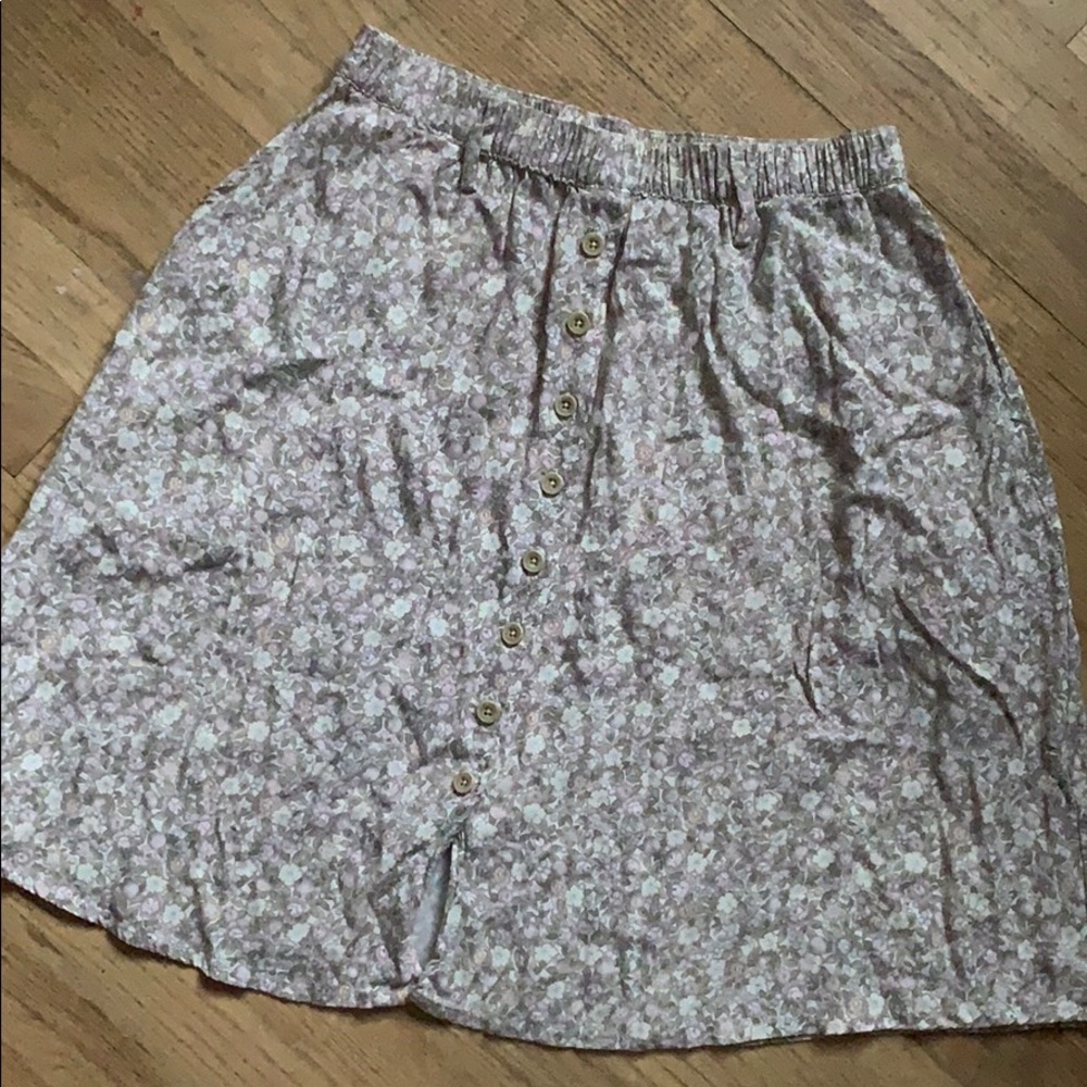 Vintage Eddie Bauer Floral Print Skirt
